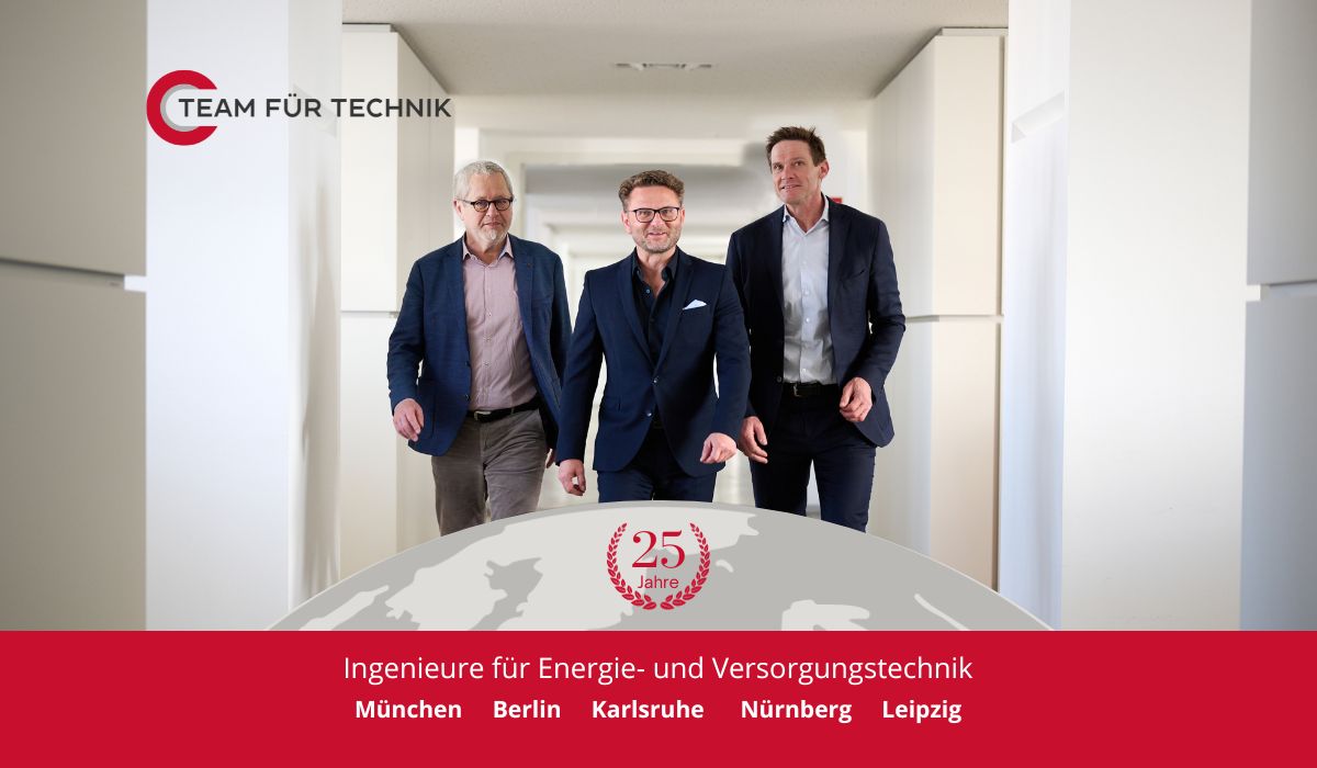 Jubilaeum Team fuer Technik 25 Jahre