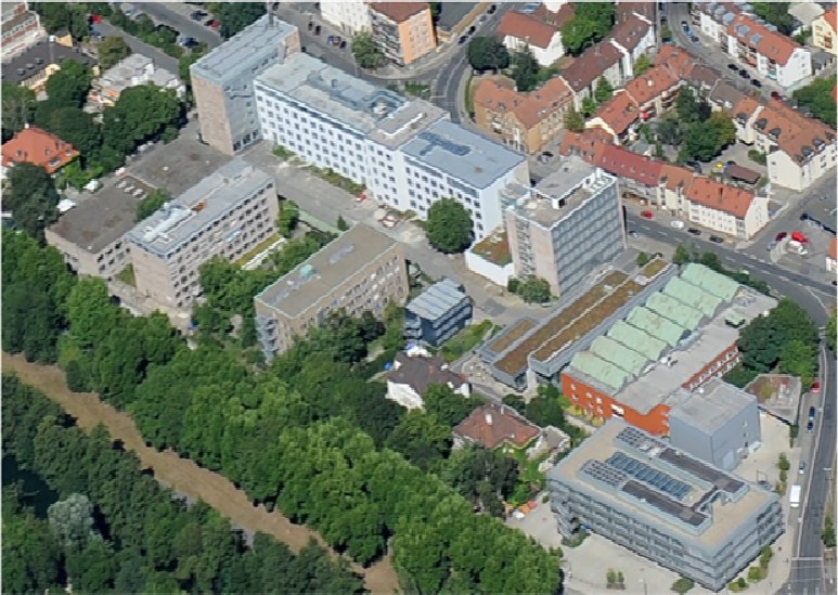 Neubau Bibliothek und Rechenzentrum der TH Ohm in Nürnberg